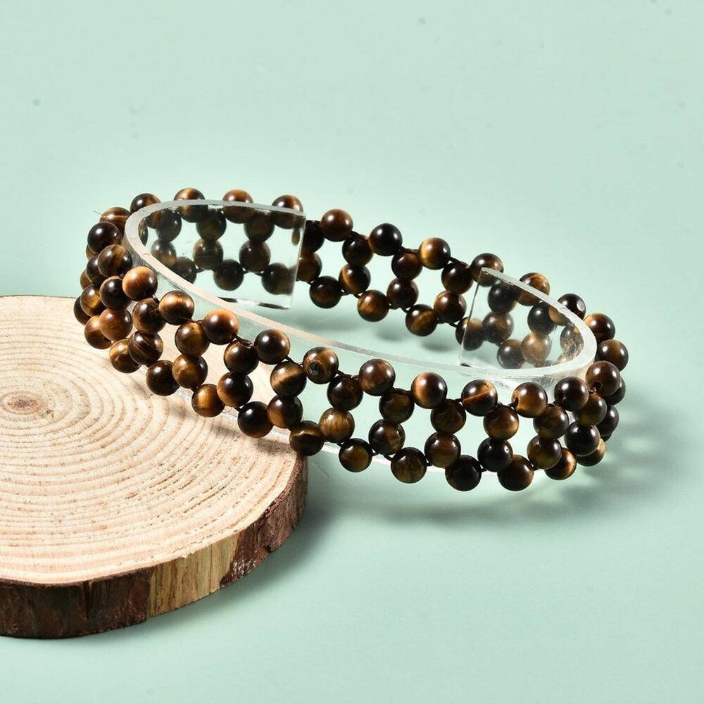 South African Yellow Tiger's Eye Stretch Bracelet